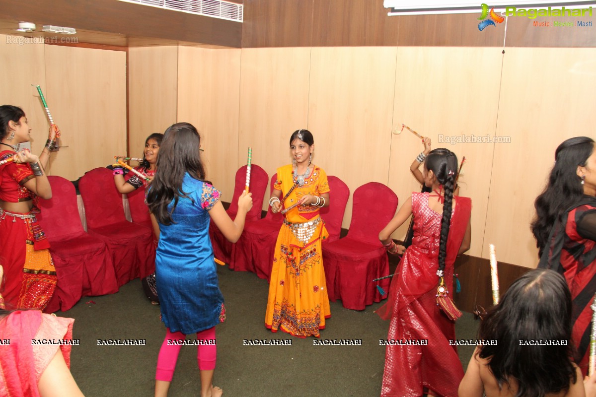Learning Pitara Ameerpet's Dandiya Masti at Hotel Inner Circle, Hyderabad