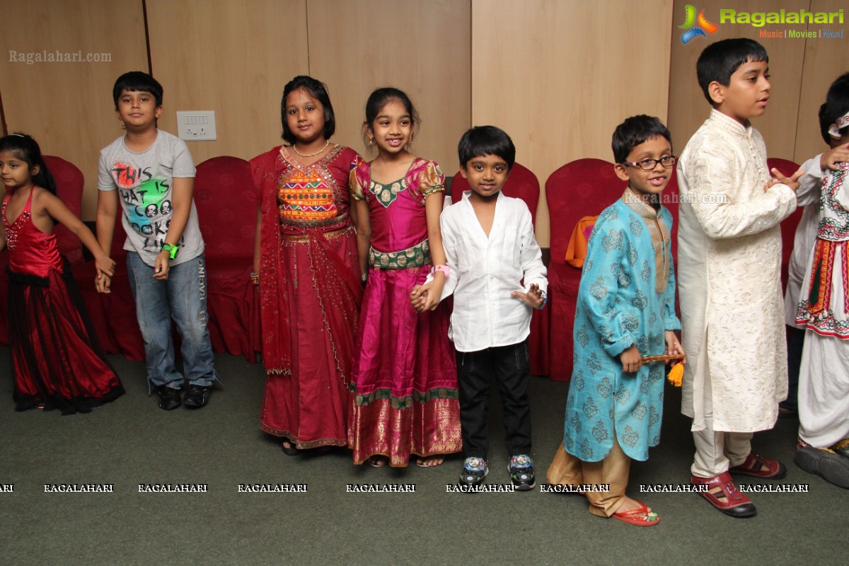 Learning Pitara Ameerpet's Dandiya Masti at Hotel Inner Circle, Hyderabad