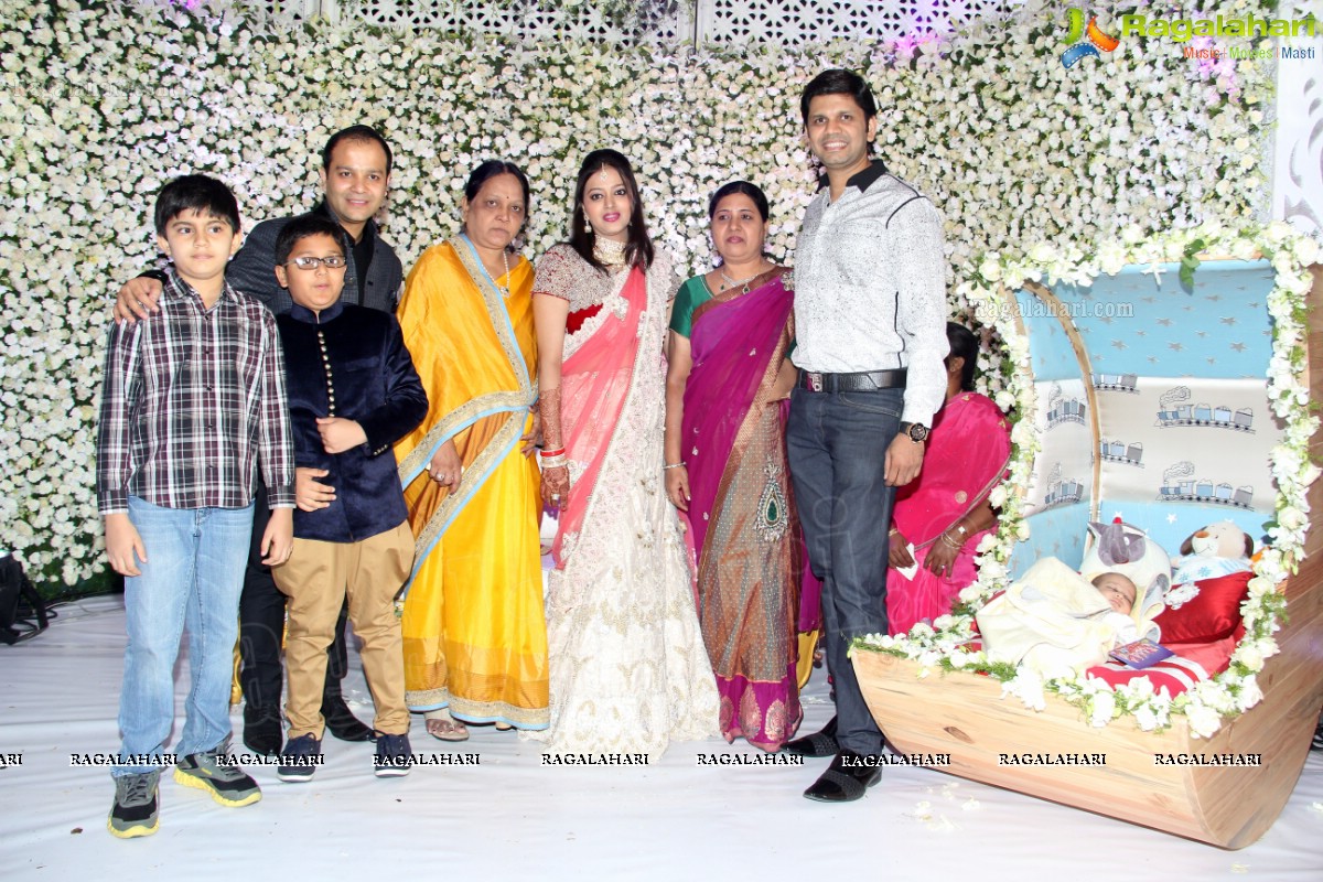 Meenakshi Jewellers Nitin Agarwal's Son Sumay Agarwal Cradle Ceremony