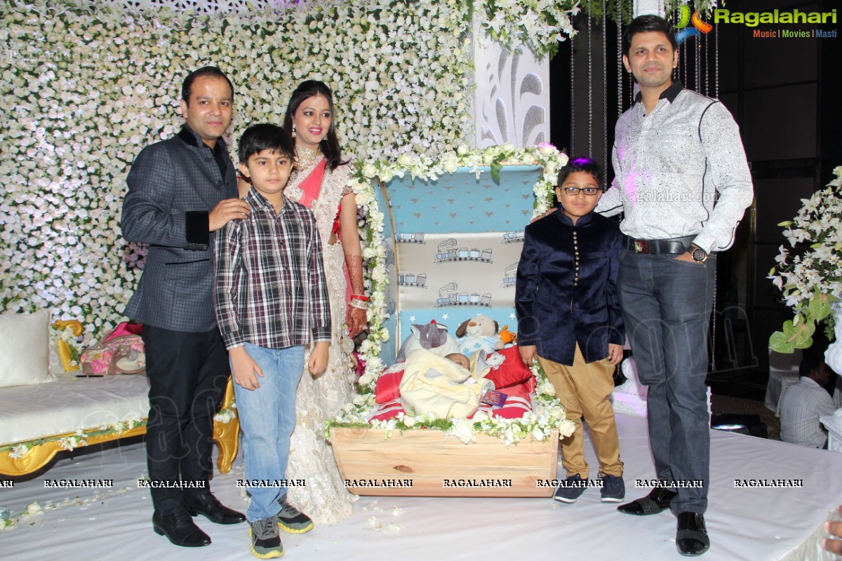 Meenakshi Jewellers Nitin Agarwal's Son Sumay Agarwal Cradle Ceremony