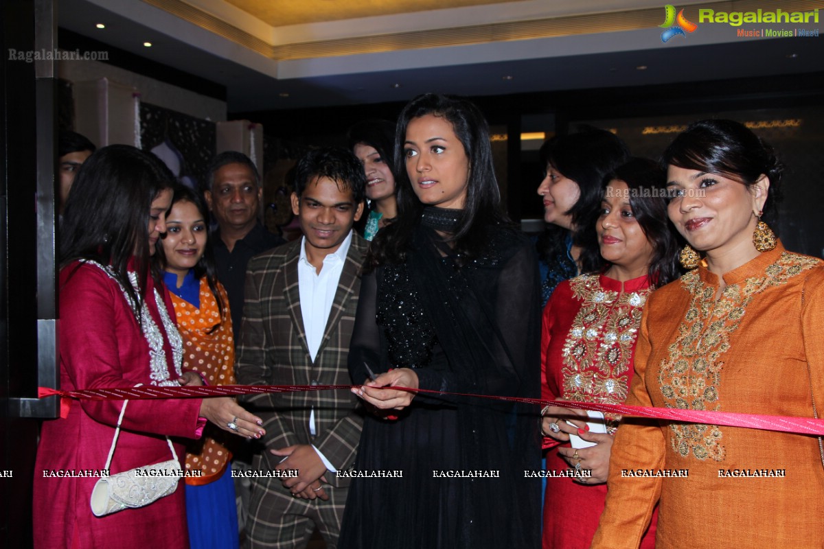 Namrata Shirodkar launches Mohit Dochania Vintage Collection at Park Hyatt, Hyderabad