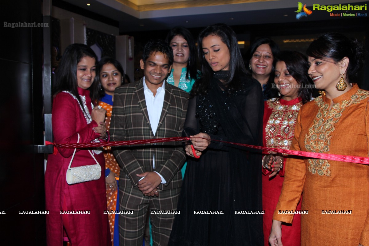 Namrata Shirodkar launches Mohit Dochania Vintage Collection at Park Hyatt, Hyderabad