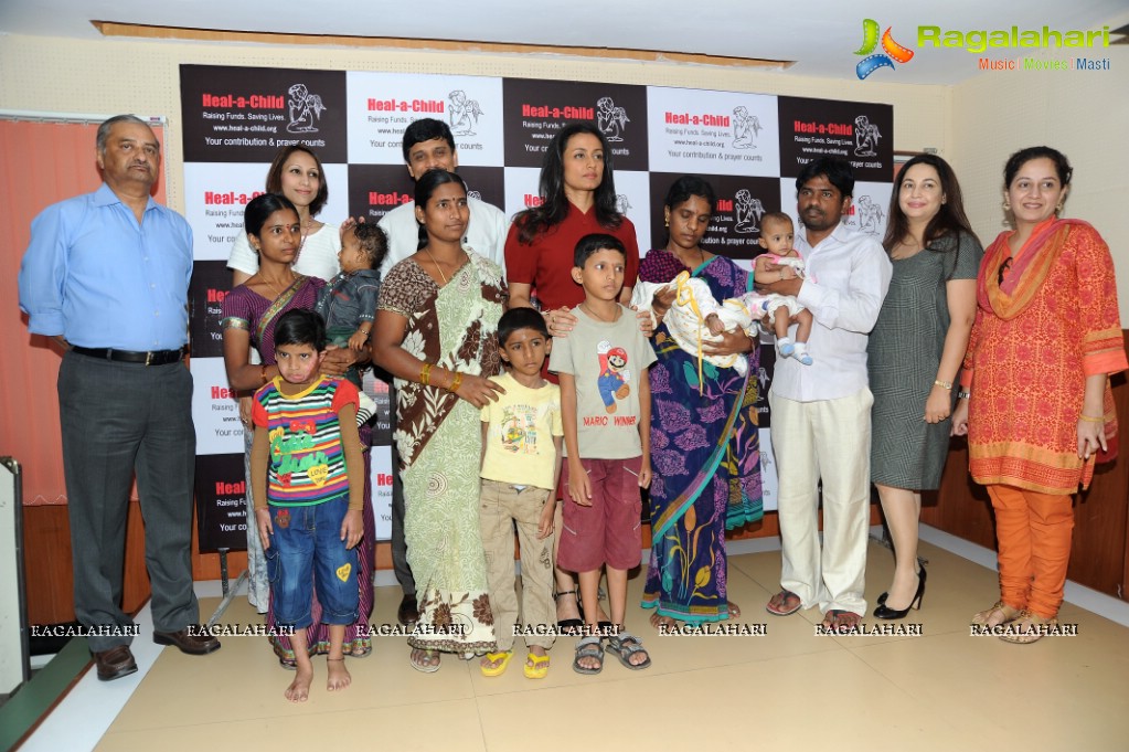 Namrata Shirodkar visits Heal A Child Foundation, Hyderabad