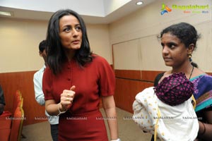 Namrata Shirodkar visits Heal A Child
