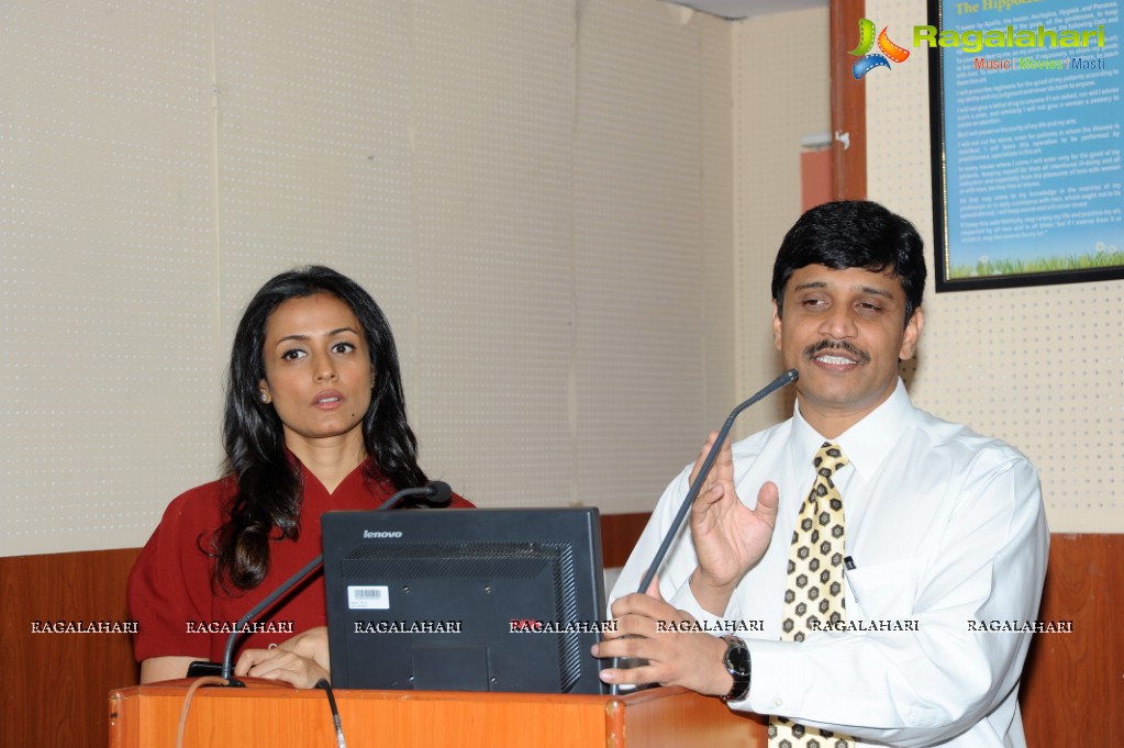 Namrata Shirodkar visits Heal A Child Foundation, Hyderabad