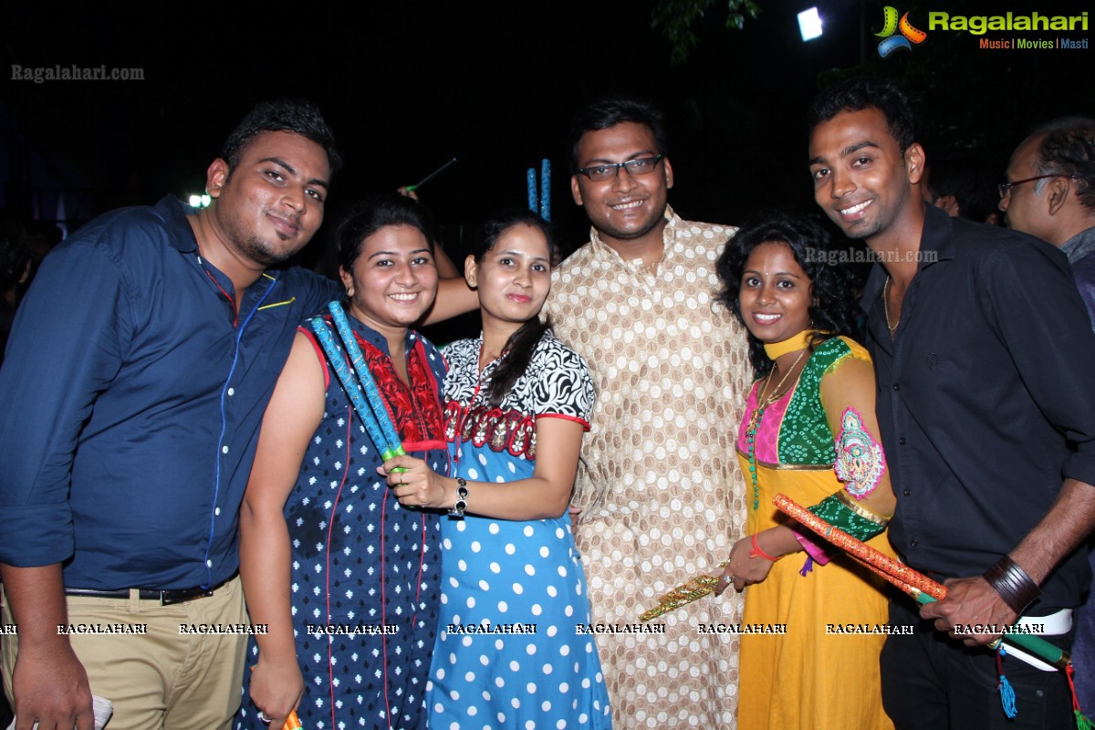 Navratri Dandiya Utsav 2013 Season 3 by Nandu Bilal at Mallareddy Gardens, Hyderabad