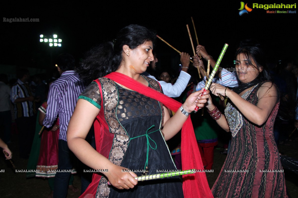 Navratri Dandiya Utsav 2013 Season 3 by Nandu Bilal at Mallareddy Gardens, Hyderabad