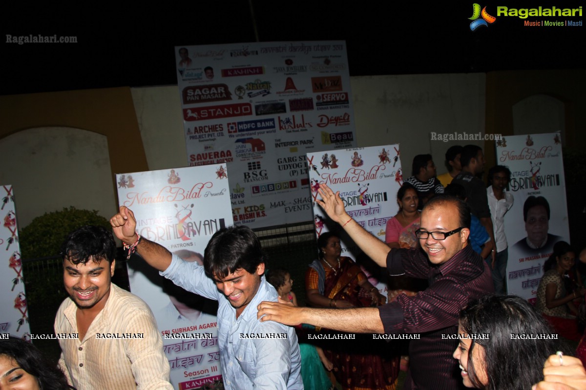 Navratri Dandiya Utsav 2013 Season 3 by Nandu Bilal at Mallareddy Gardens, Hyderabad