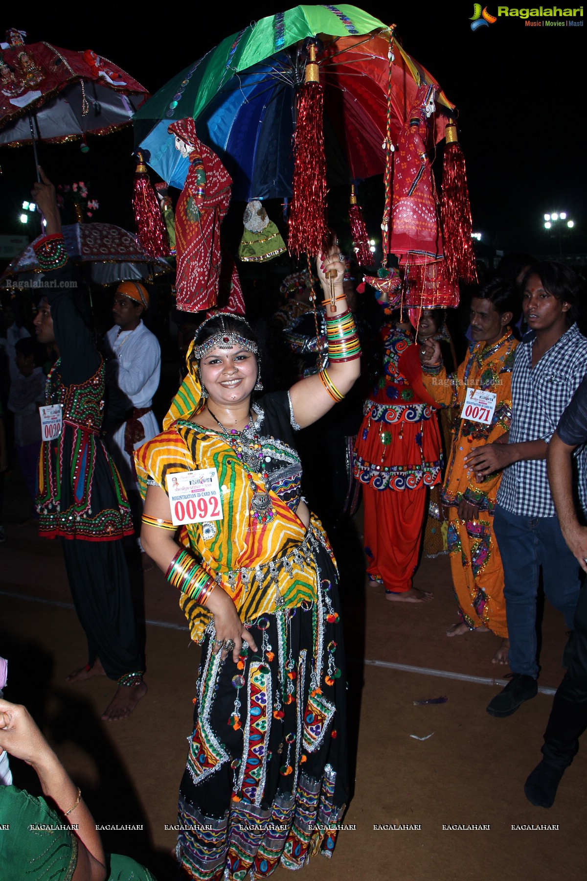 Navratri Dandiya Utsav 2013 Season 3 by Nandu Bilal at Mallareddy Gardens, Hyderabad