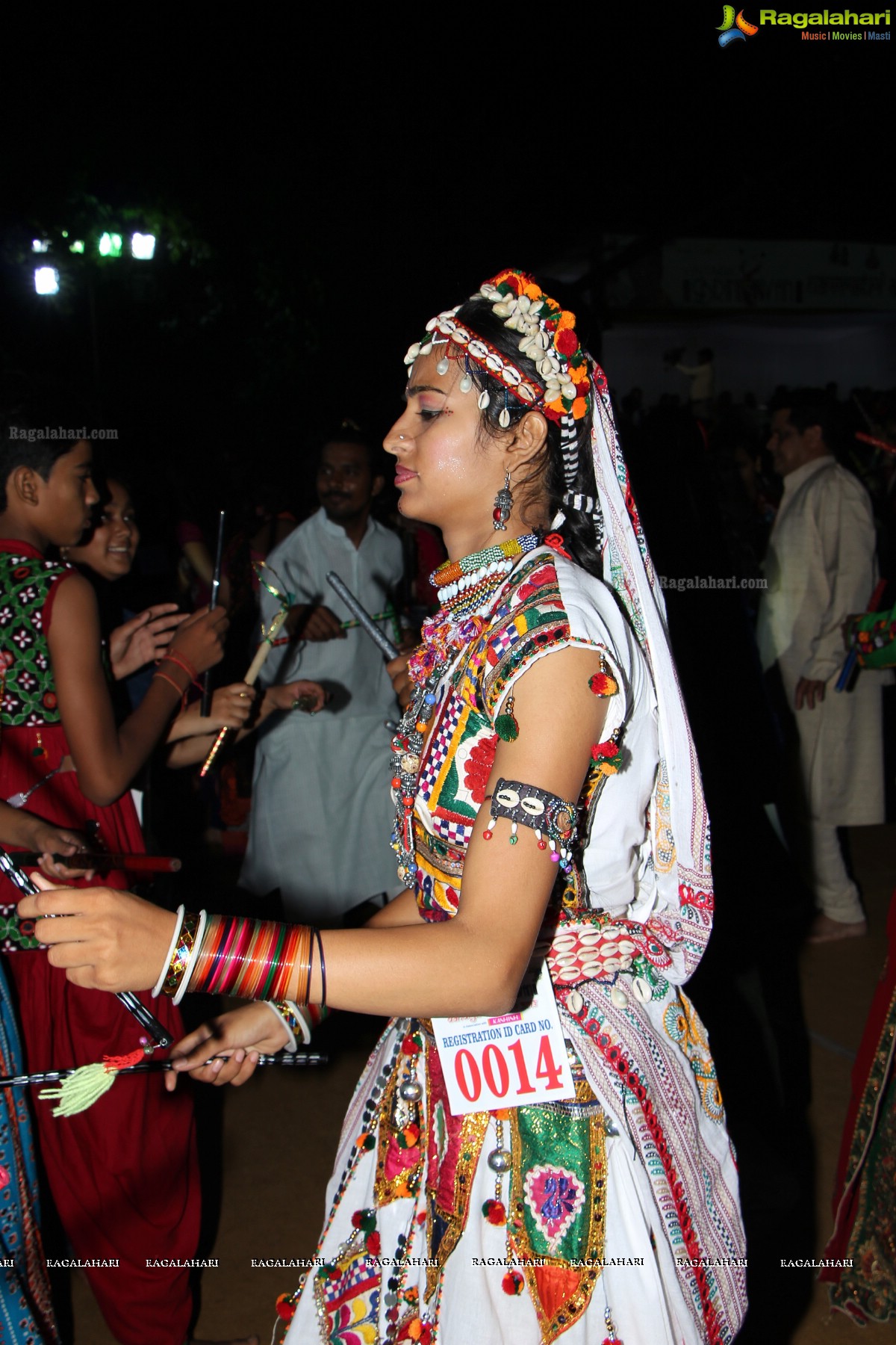 Navratri Dandiya Utsav 2013 Season 3 by Nandu Bilal at Mallareddy Gardens, Hyderabad