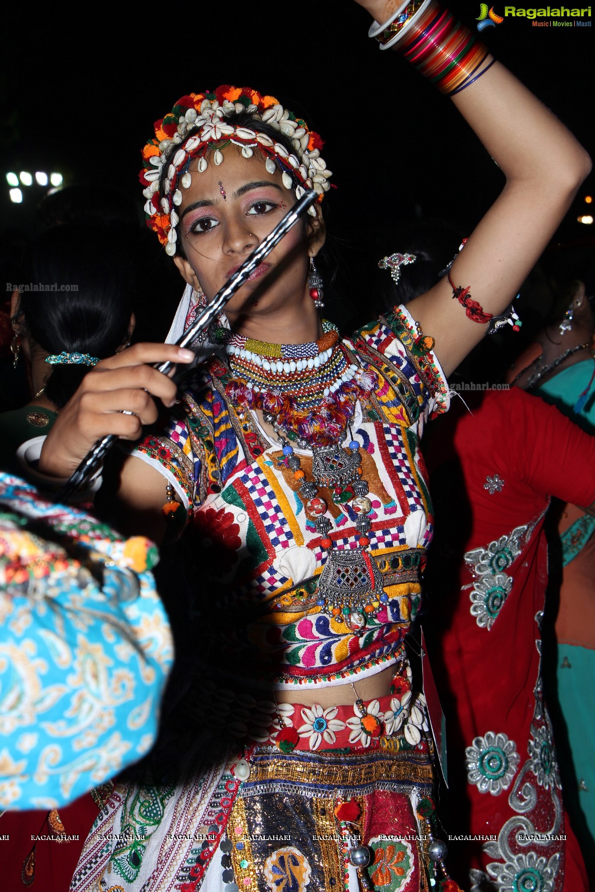 Navratri Dandiya Utsav 2013 Season 3 by Nandu Bilal at Mallareddy Gardens, Hyderabad