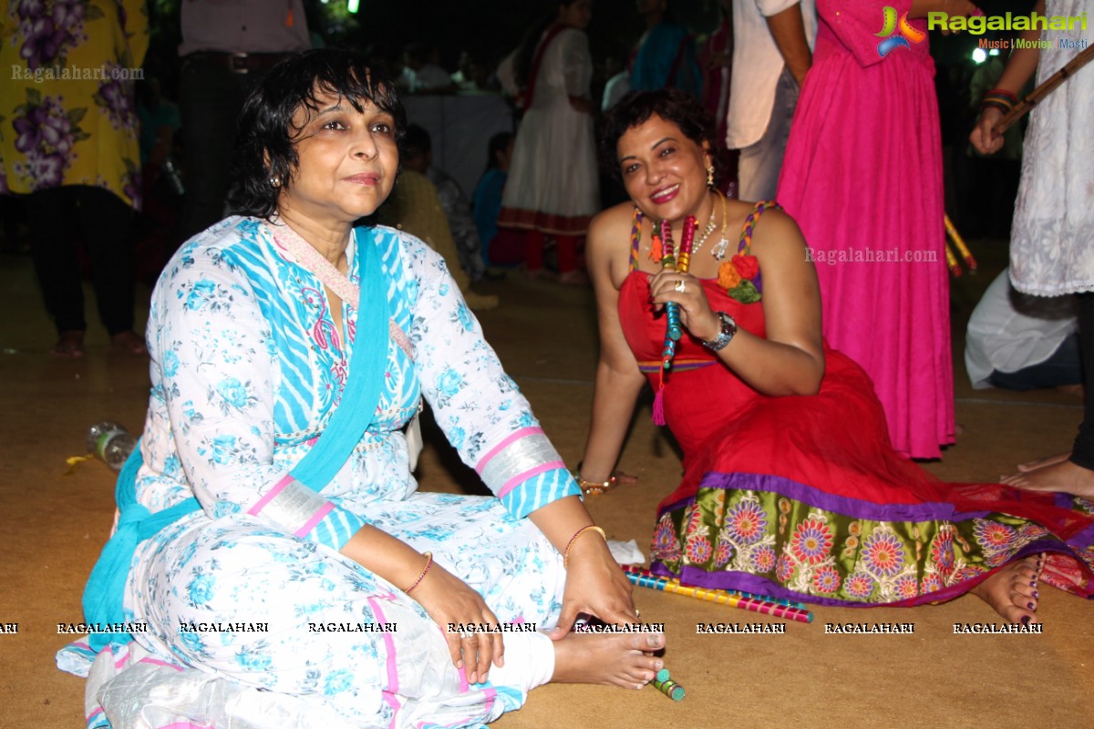 Navratri Dandiya Utsav 2013 Season 3 by Nandu Bilal at Mallareddy Gardens, Hyderabad