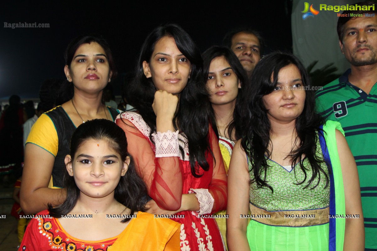 Navratri Dandiya Utsav 2013 Season 3 by Nandu Bilal at Mallareddy Gardens, Hyderabad