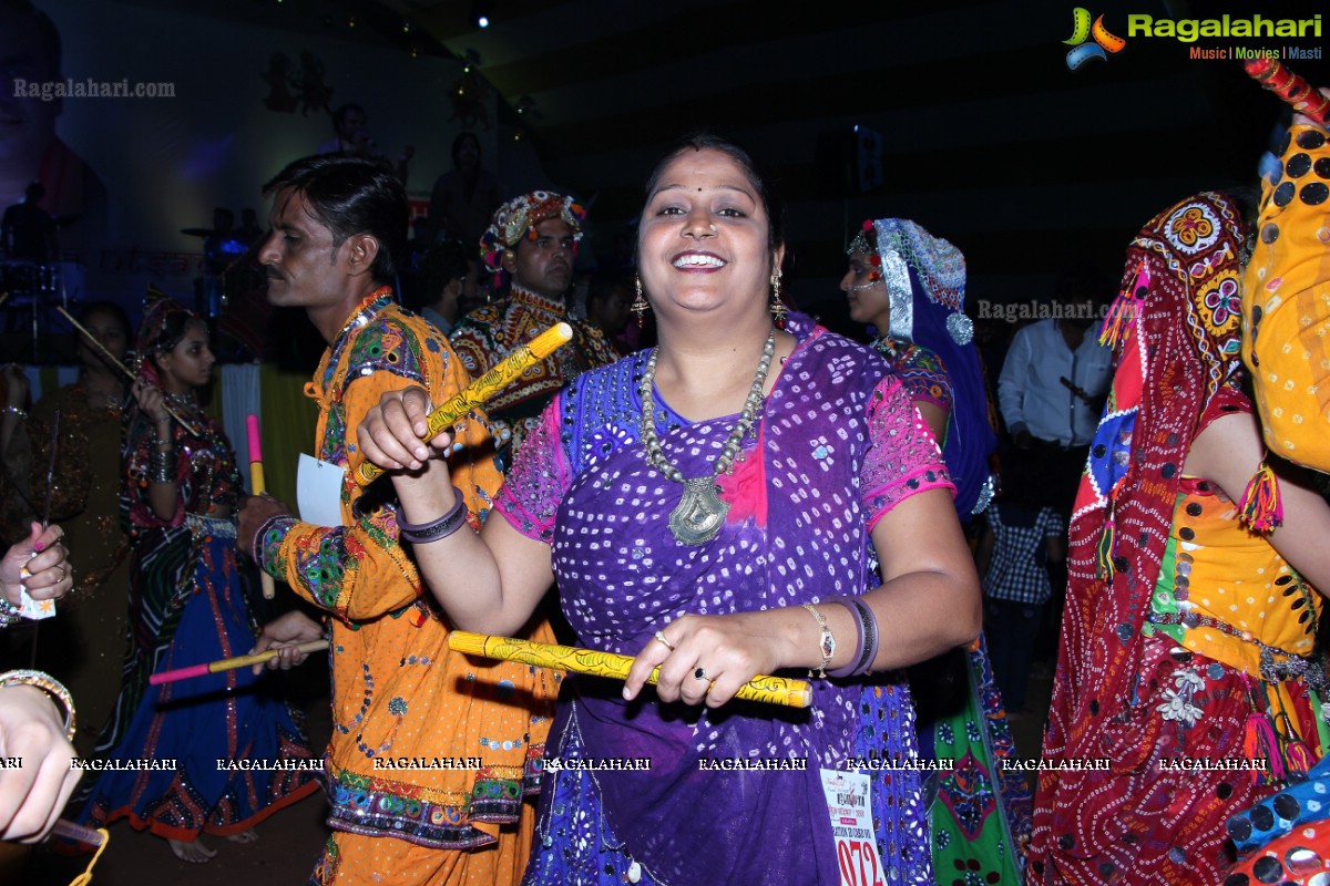 Navratri Dandiya Utsav 2013 Season 3 by Nandu Bilal at Mallareddy Gardens, Hyderabad