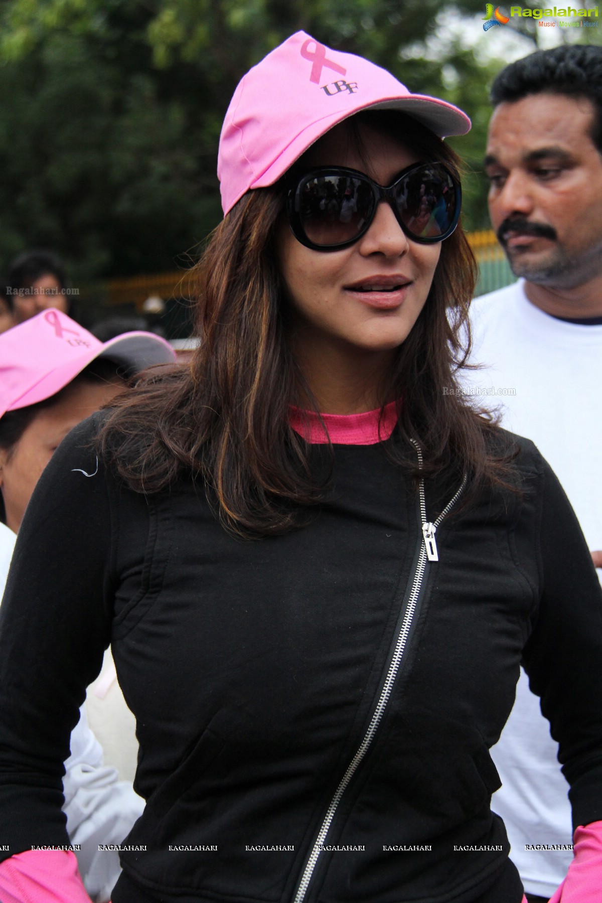 Pink Ribbon Walk 2013 by Ushalakshmi Breast Cancer Foundation at KBR Park, Hyderabad