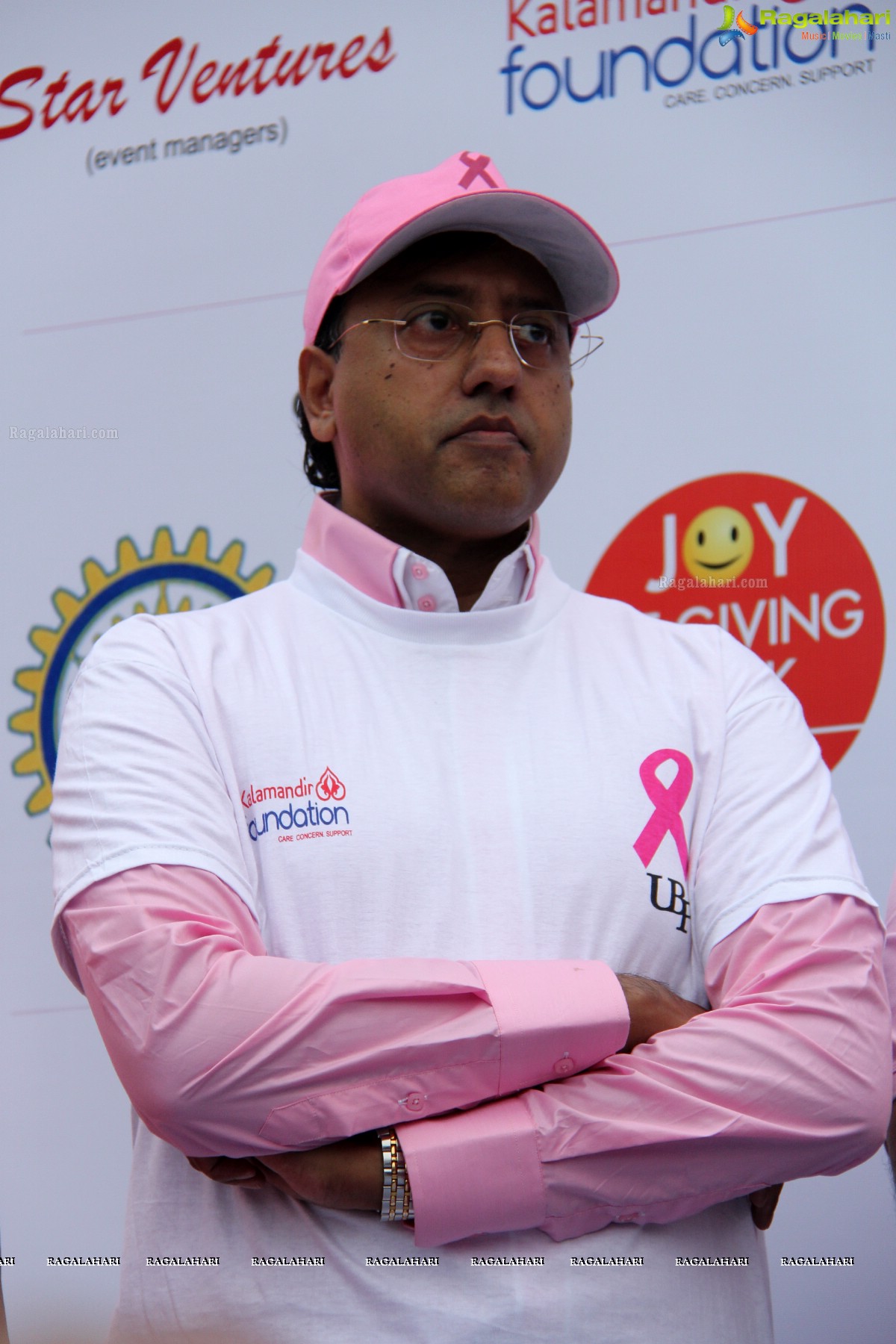 Pink Ribbon Walk 2013 by Ushalakshmi Breast Cancer Foundation at KBR Park, Hyderabad