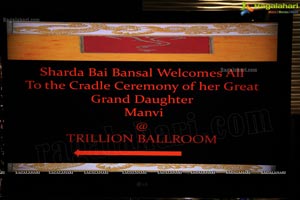 Sharda Bai Bansal's Granddaughter Manvi's Cradle Ceremony