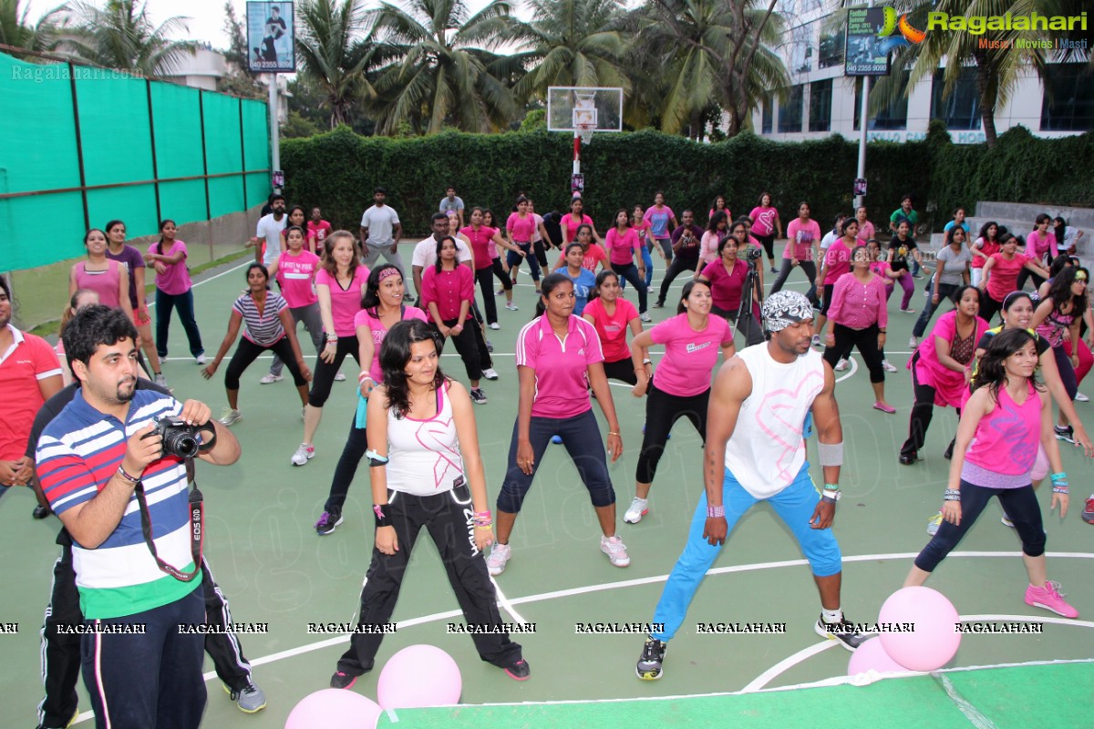 Mega Zumba Party to Spread Cancer Awareness at Apollo Hospitals, Hyderabad