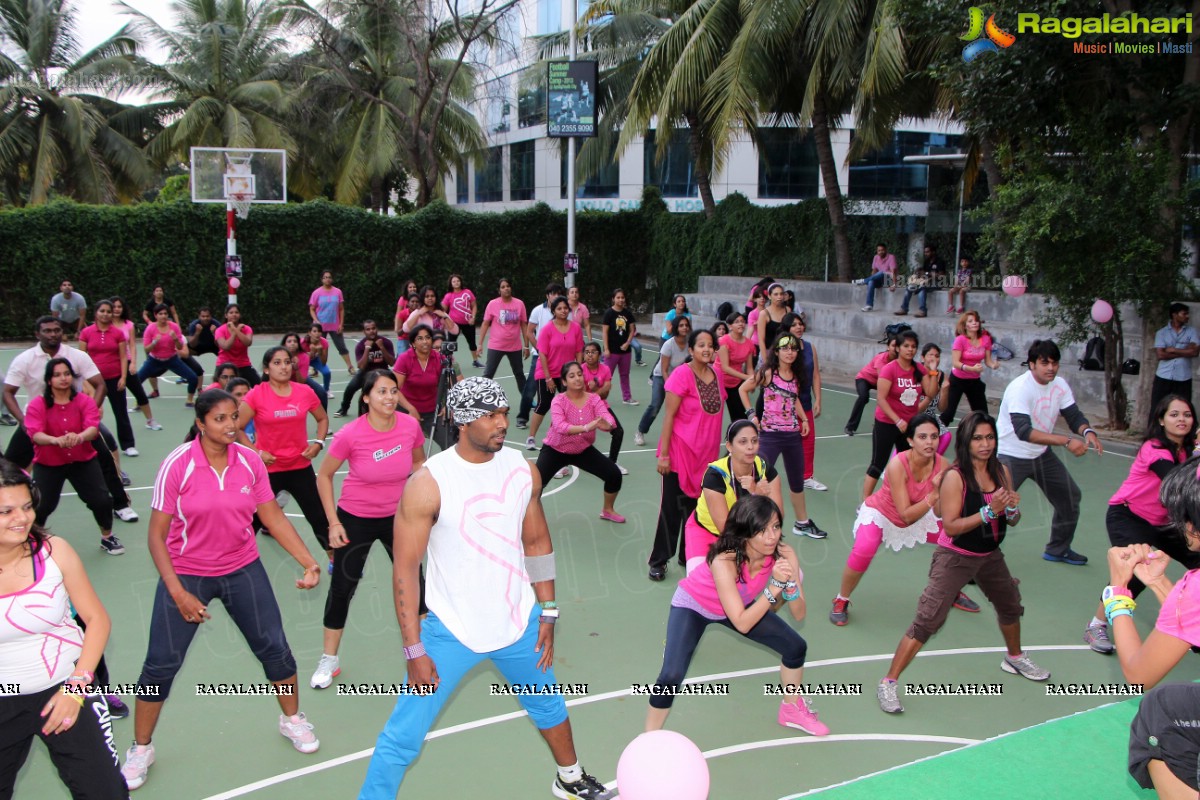 Mega Zumba Party to Spread Cancer Awareness at Apollo Hospitals, Hyderabad