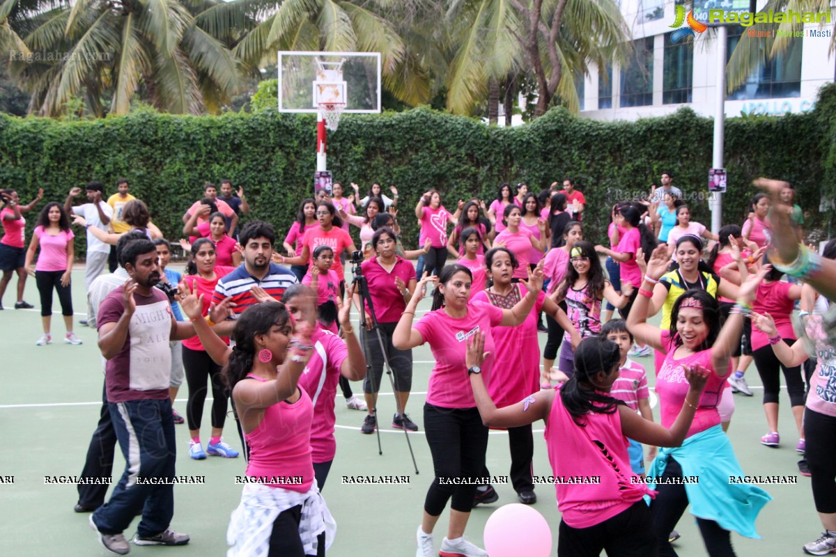 Mega Zumba Party to Spread Cancer Awareness at Apollo Hospitals, Hyderabad