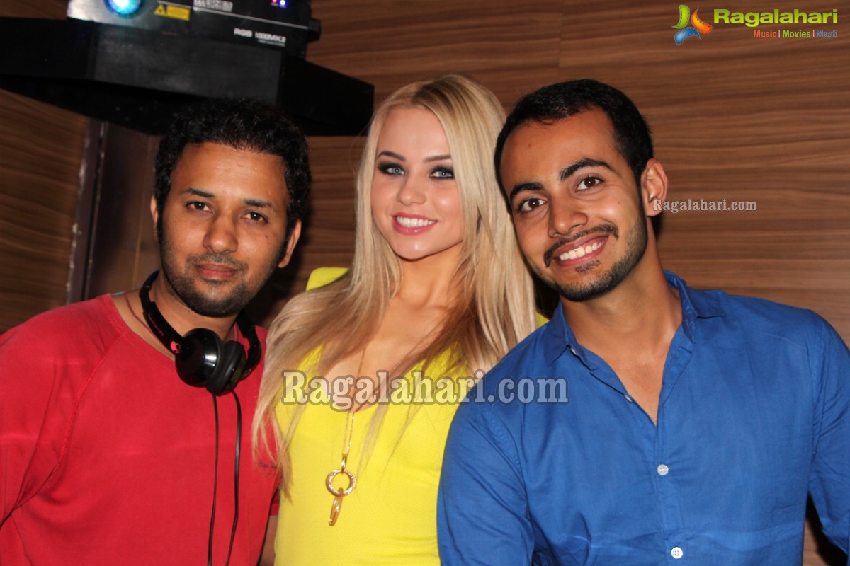 Ultra performances with DJ Melissa Reeves at Movida, Hyderabad