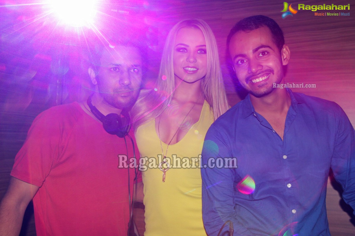 Ultra performances with DJ Melissa Reeves at Movida, Hyderabad