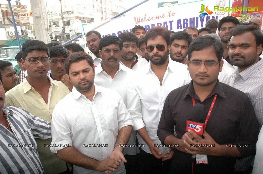 Nara Rohit participates in Swachh Bharat Campaign at ECIL, Hyderabad