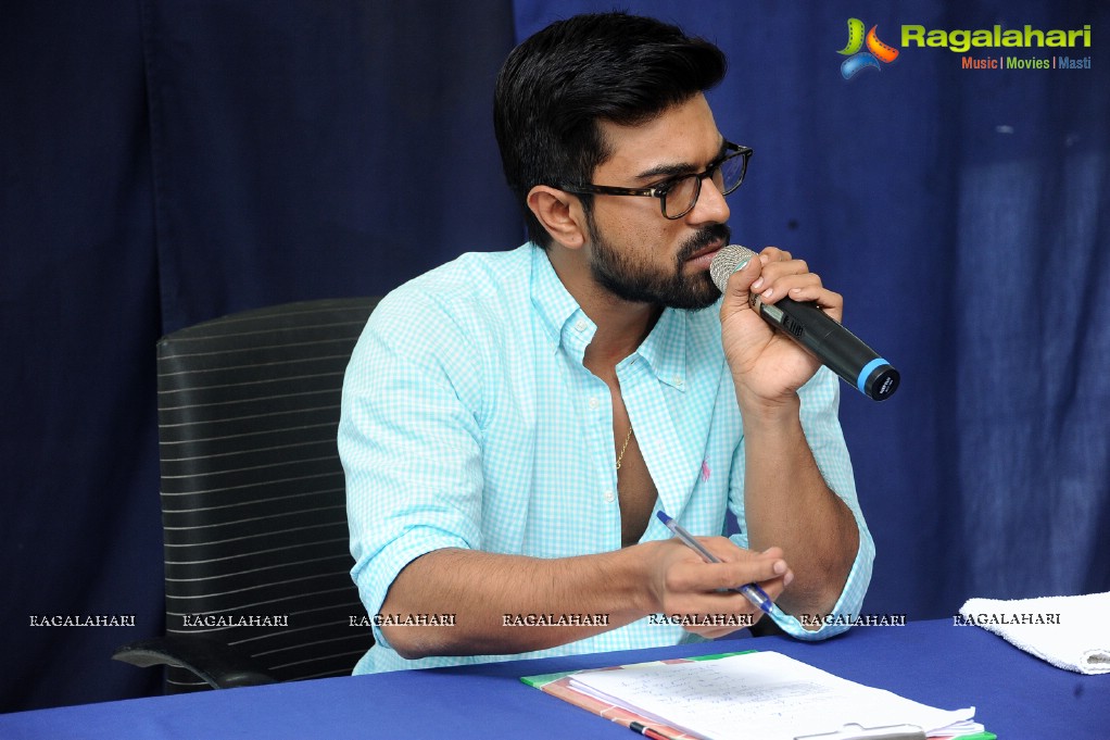 Ram Charan’s  HudHud cyclone Press Meet