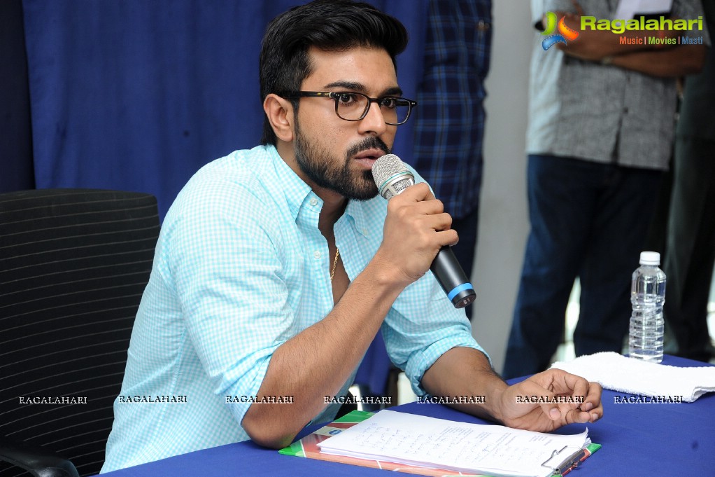 Ram Charan’s  HudHud cyclone Press Meet