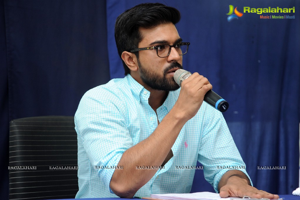 Ram Charan’s  HudHud cyclone Press Meet