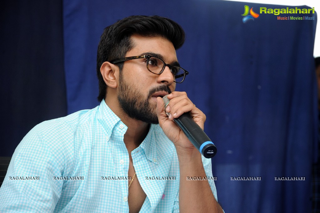 Ram Charan’s  HudHud cyclone Press Meet