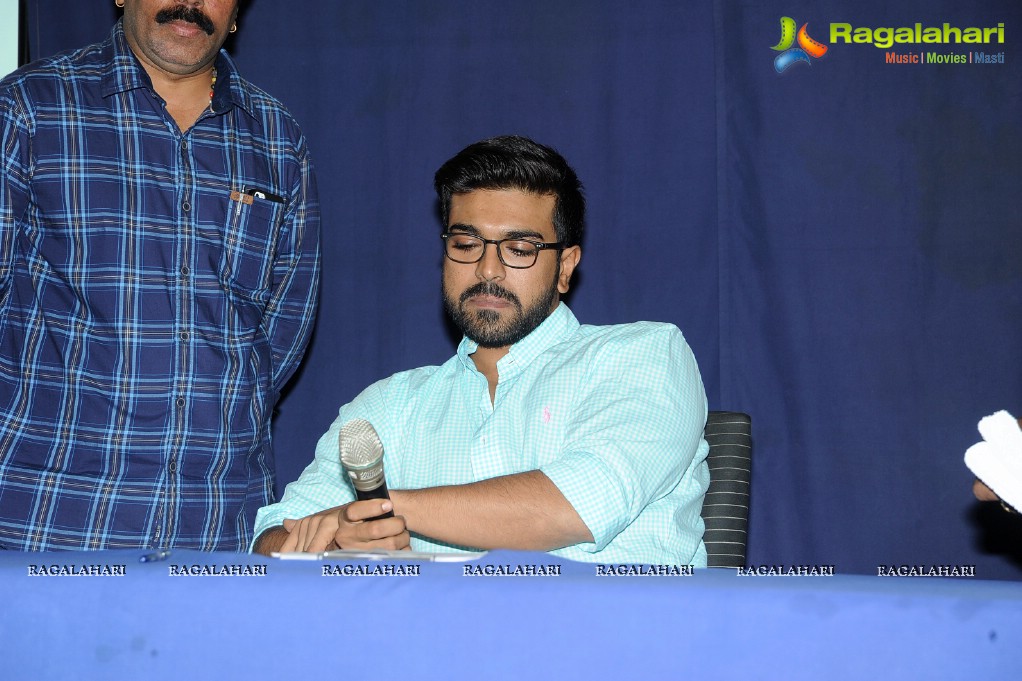 Ram Charan’s  HudHud cyclone Press Meet