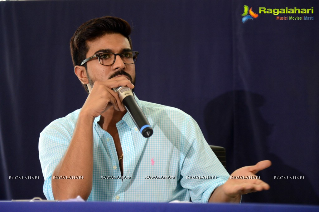 Ram Charan’s  HudHud cyclone Press Meet