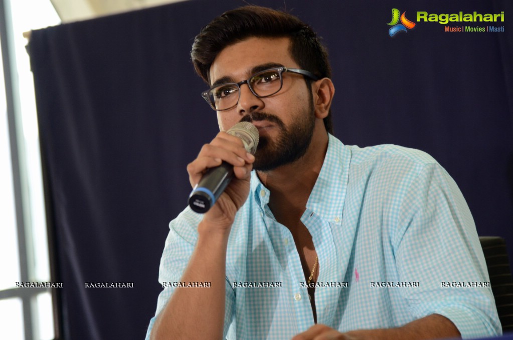 Ram Charan’s  HudHud cyclone Press Meet