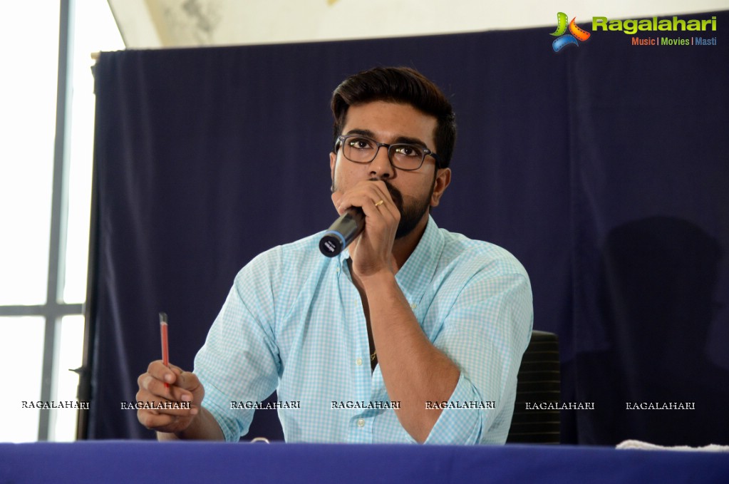 Ram Charan’s  HudHud cyclone Press Meet