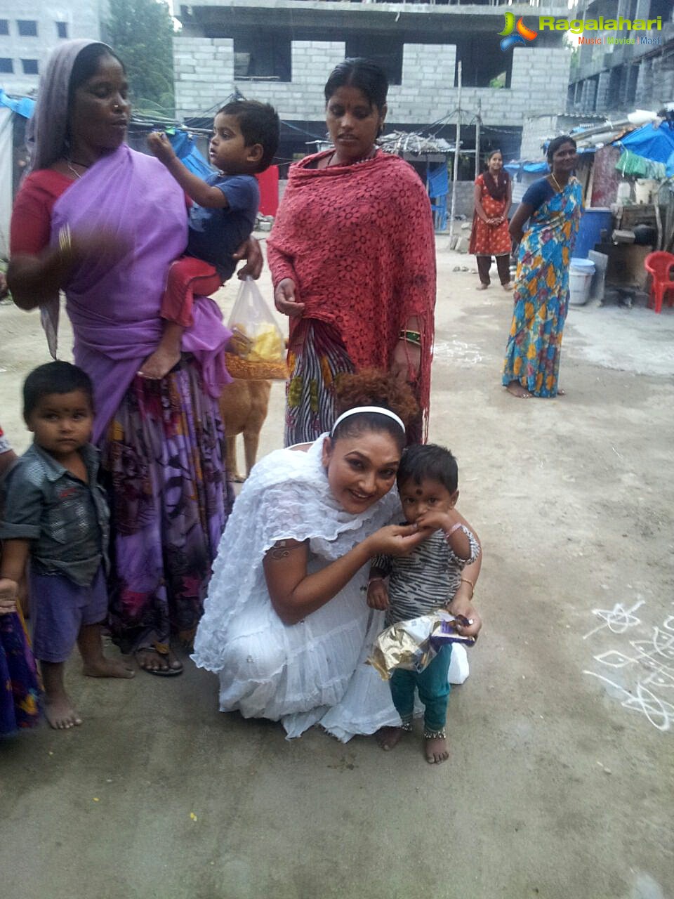 Ramya Sri Distribute Clothes & Food