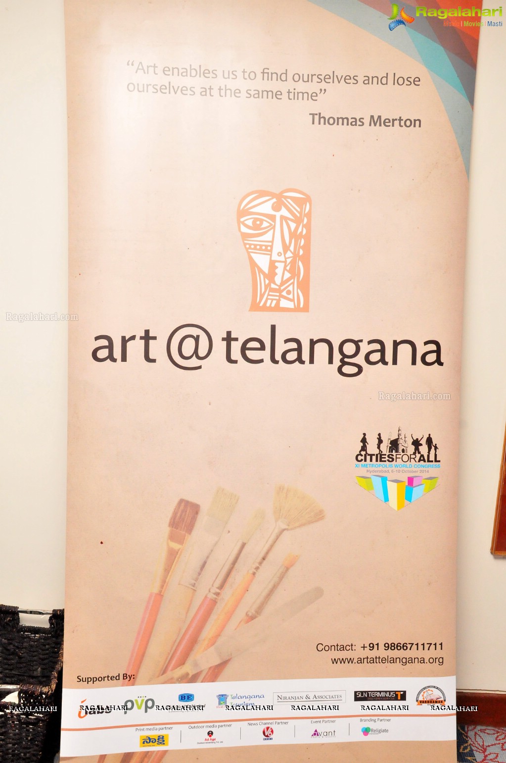 art @ Telangana Website Launch