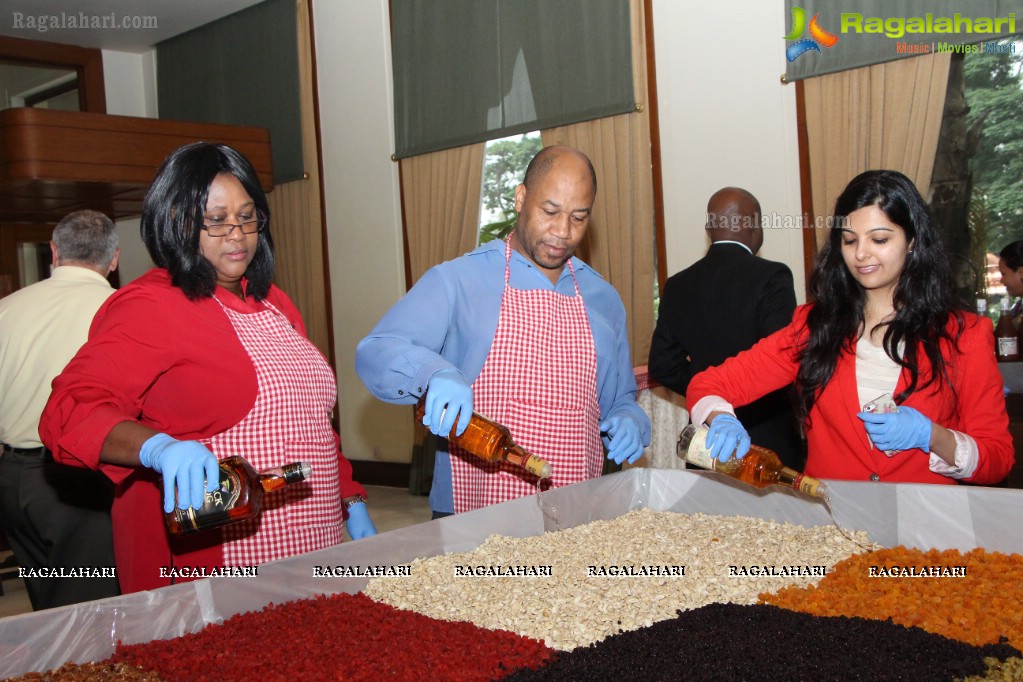 Cake Mixing Ceremony 2014 at Taj Krishna, Hyderabad