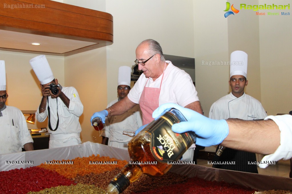 Cake Mixing Ceremony 2014 at Taj Krishna, Hyderabad