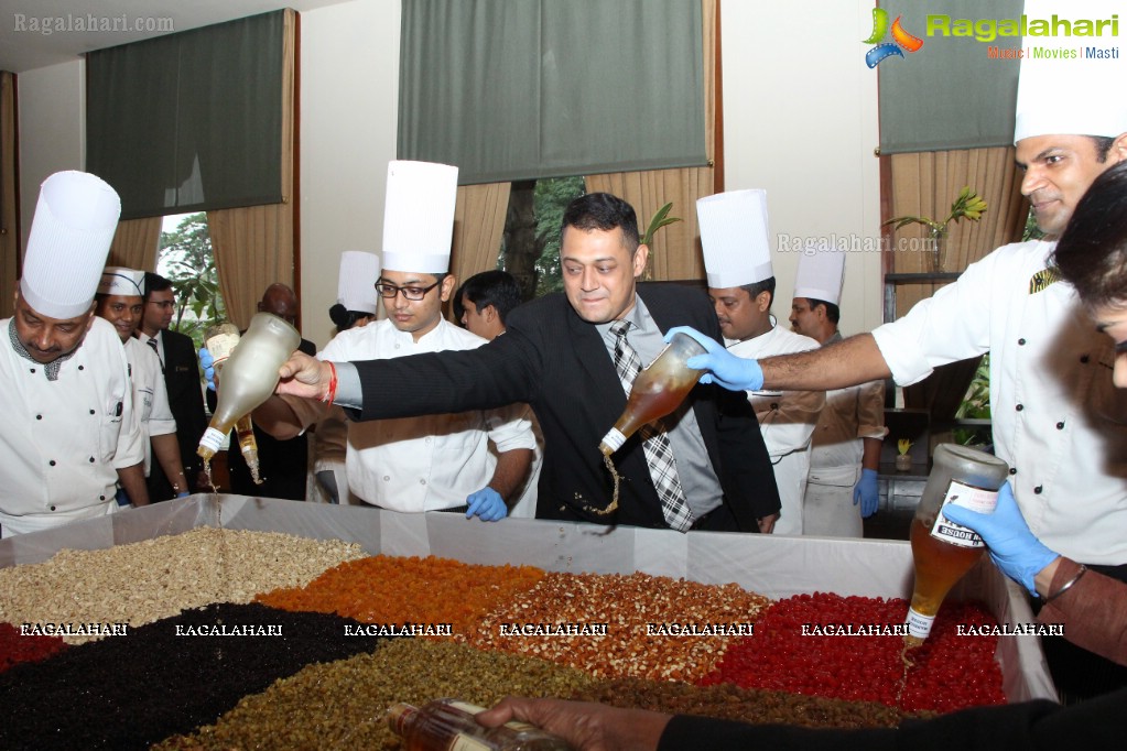 Cake Mixing Ceremony 2014 at Taj Krishna, Hyderabad