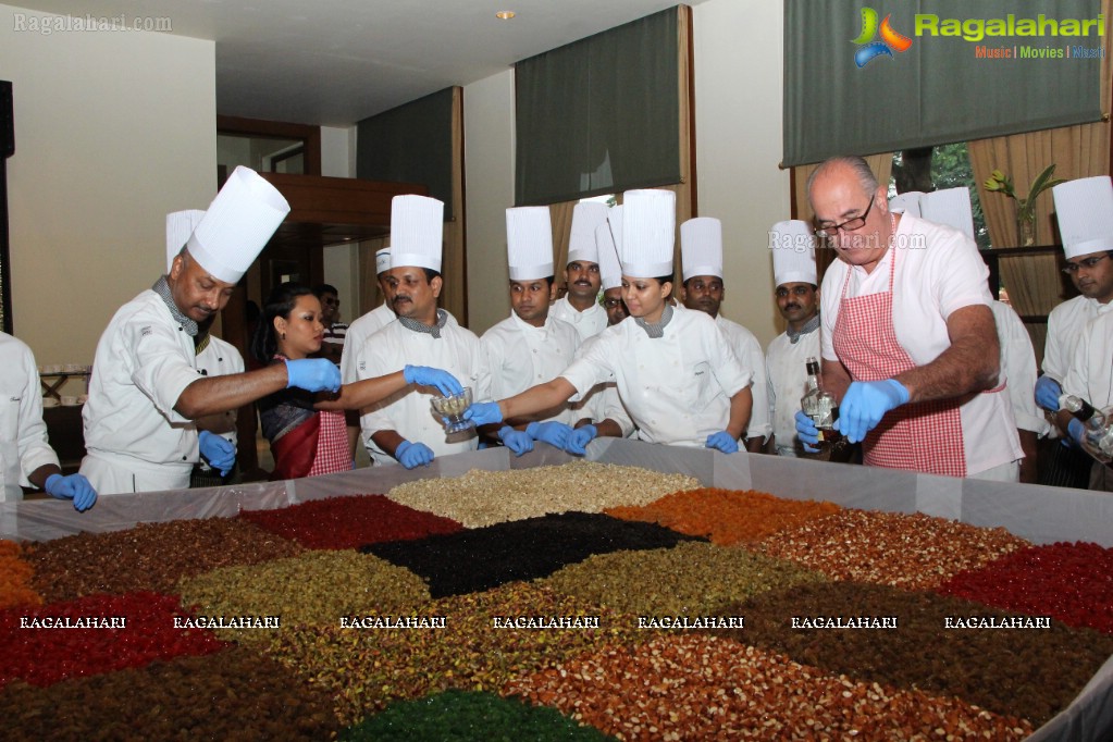 Cake Mixing Ceremony 2014 at Taj Krishna, Hyderabad