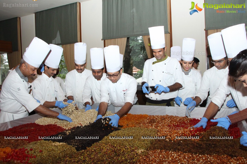 Cake Mixing Ceremony 2014 at Taj Krishna, Hyderabad