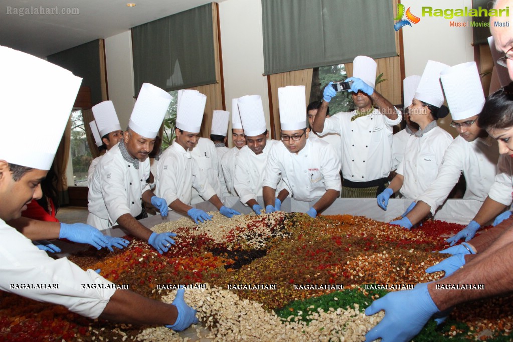 Cake Mixing Ceremony 2014 at Taj Krishna, Hyderabad