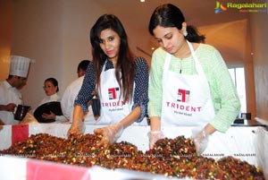 Christmas Cake Mixing