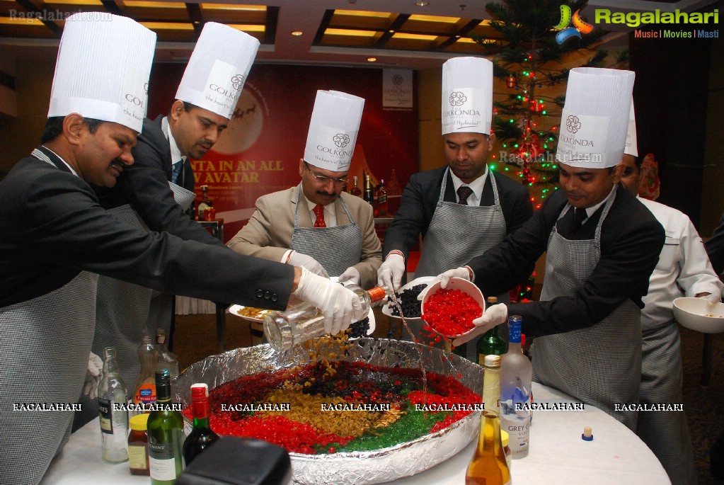 The Golkonda Hotel Christmas Cake Mixing Ceremony 2014