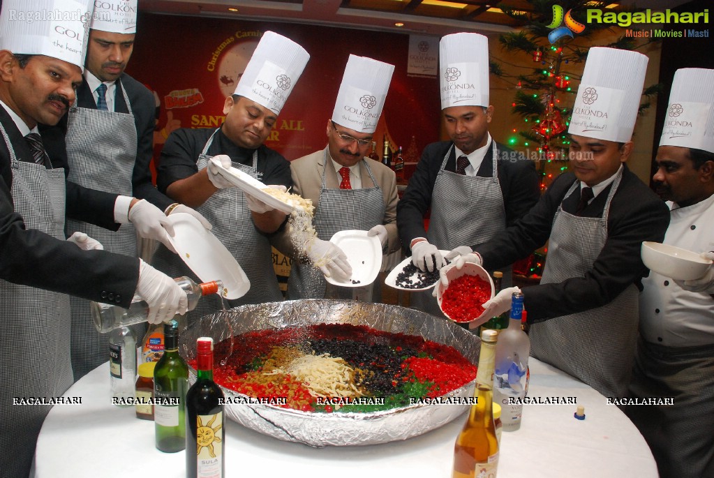 The Golkonda Hotel Christmas Cake Mixing Ceremony 2014