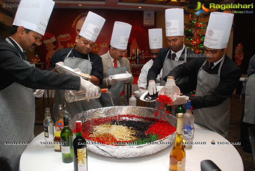 The Golkonda Hotel Christmas Cake Mixing Ceremony 2014