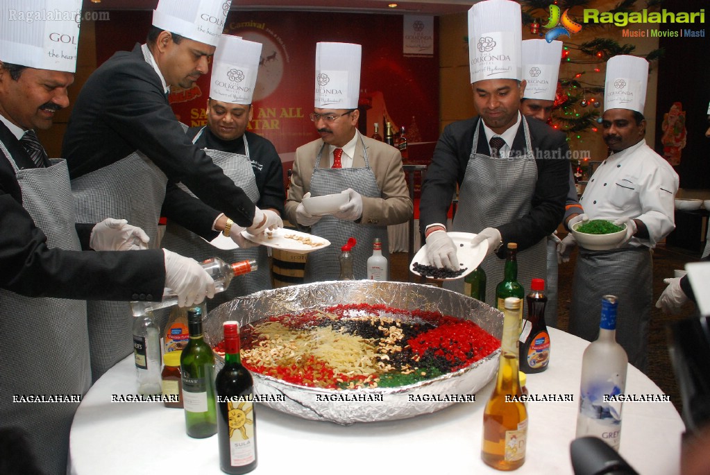 The Golkonda Hotel Christmas Cake Mixing Ceremony 2014