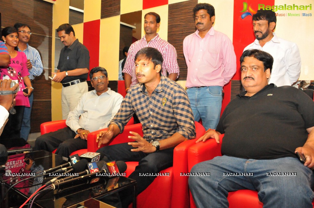 Gopichand at Asian Cinemas, Hyderabad