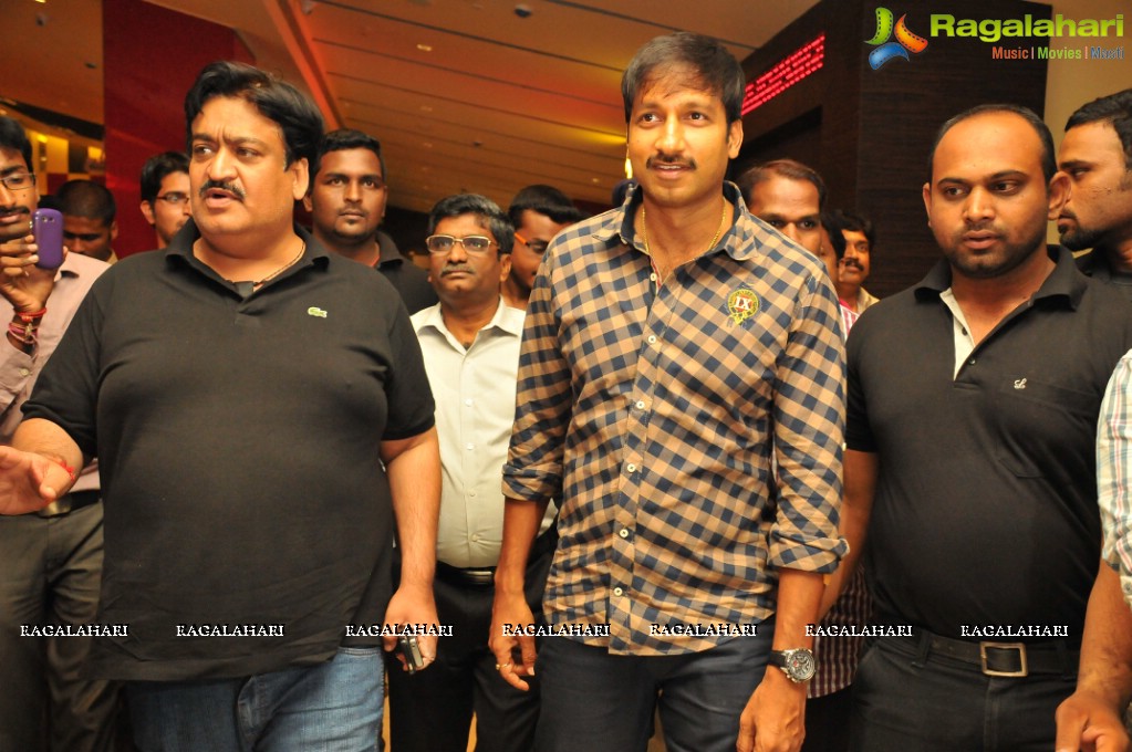 Gopichand at Asian Cinemas, Hyderabad